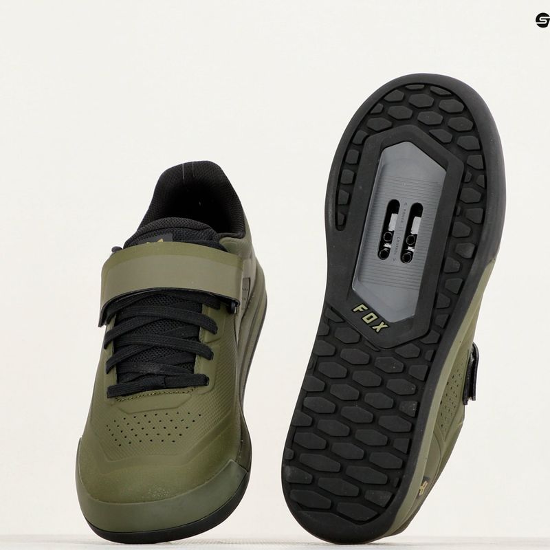 Кросівки велосипедні МТВ чоловічі Fox Racing Union olive green 9