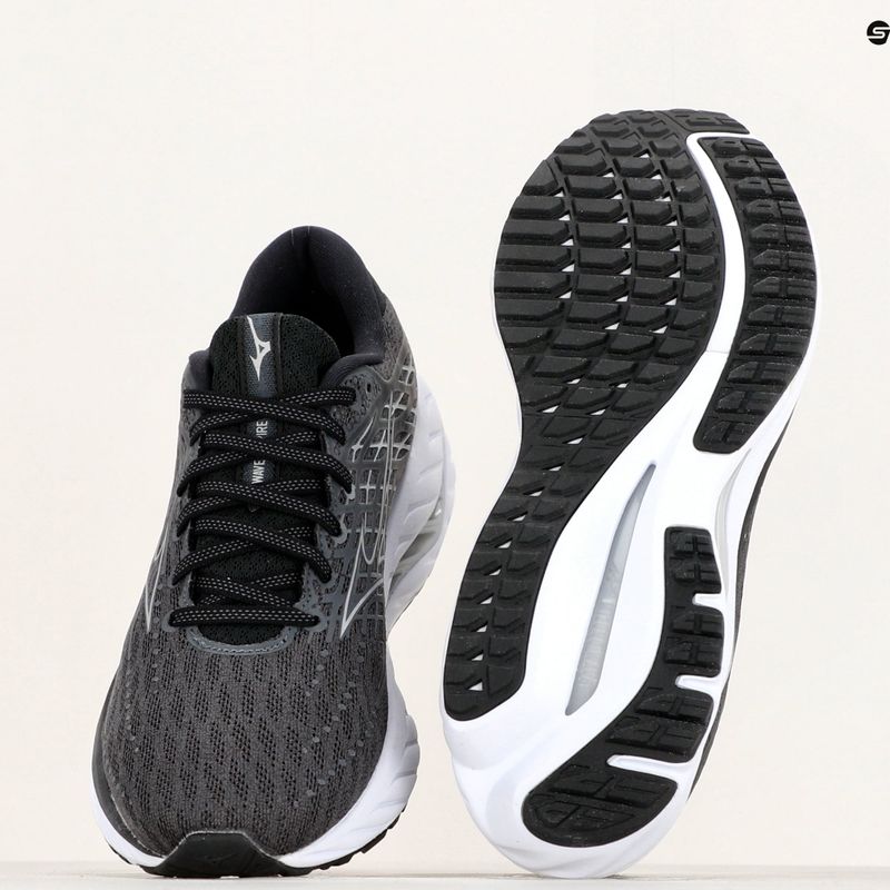Чоловічі бігові кросівки Mizuno Wave Inspire 20 чорне дерево/білий/чорний 10
