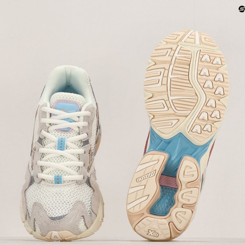 Кросівки жіночі Mizuno Wave Rider 10 white sand/shifting sand/snow white 10