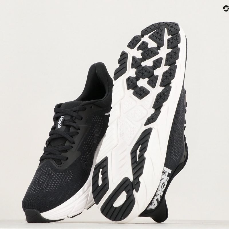 Кросівкі для бігу чоловічі HOKA Arahi 7 black/white 10