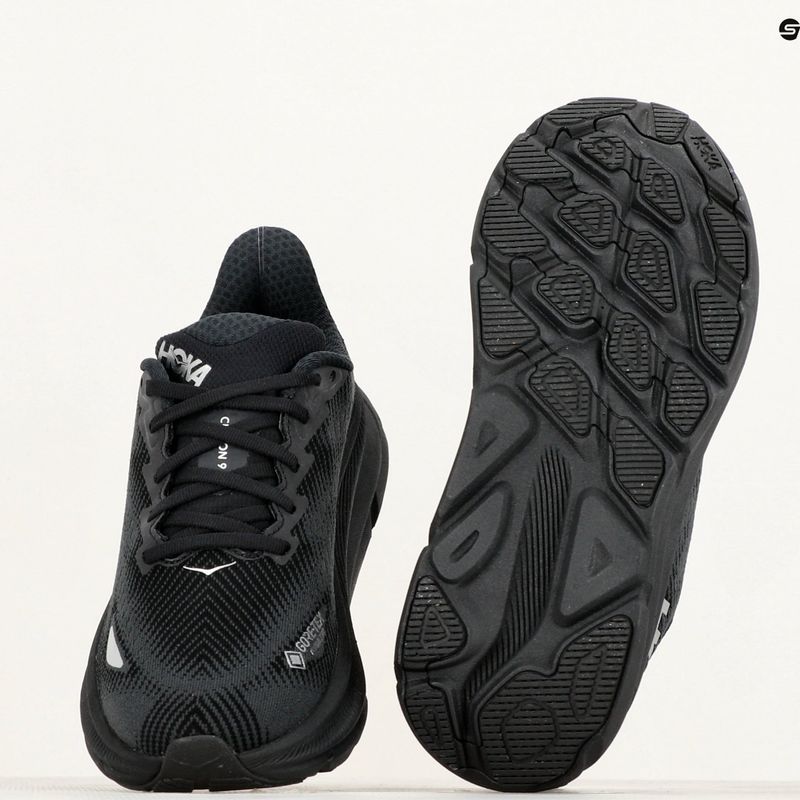 Кросівкі для бігу жіночі HOKA Clifton 9 GTX black/black 10