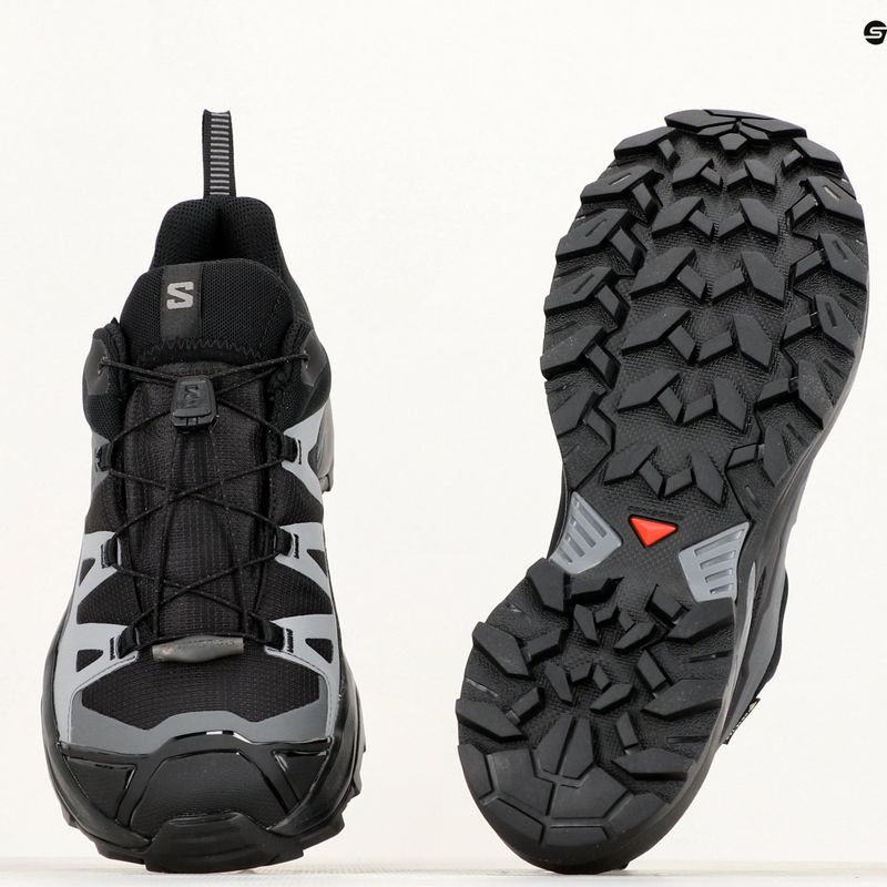 Чоловічі туристичні черевики Salomon X Ultra 360 GTX чорні/магніт/тихий відтінок 9