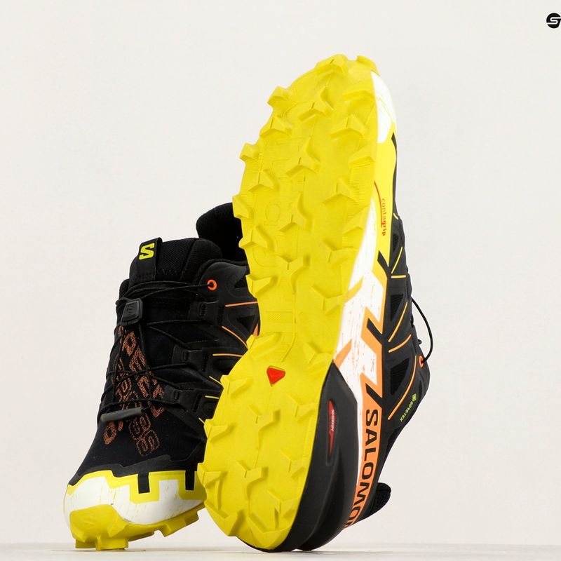 Чоловічі кросівки Salomon Speedcross 6 GTX чорні/сіра весна/райський птах 10