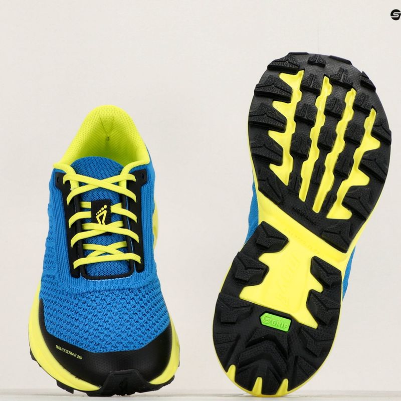 Кросівки для бігу чоловічі Inov-8 Trailfly Ultra G 280 blue/yellow 9