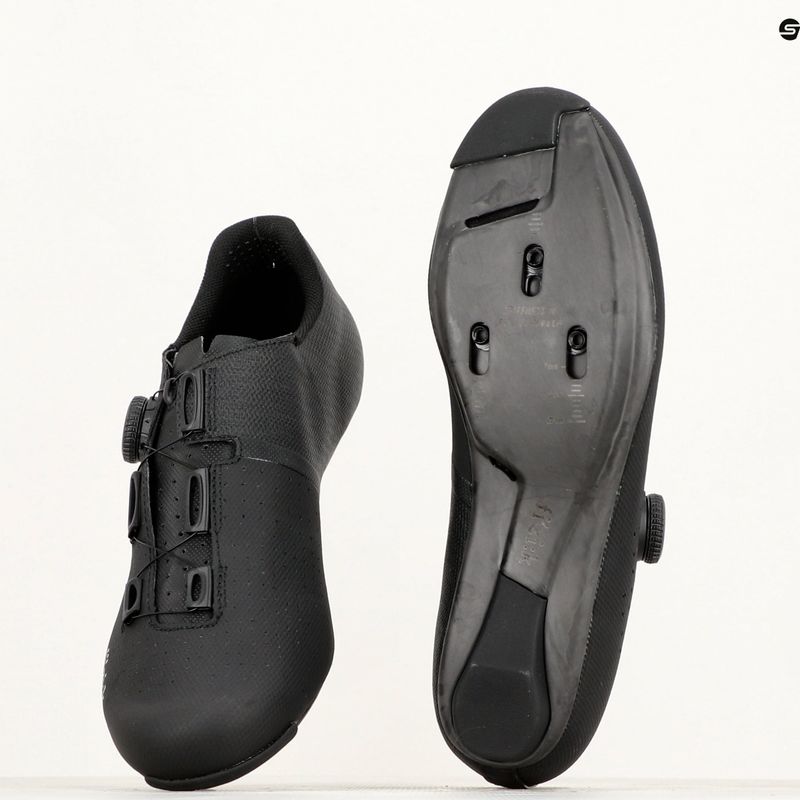 Кросівки велосипедні шосе чоловічі Fizik Tempo Decos Carbon black/black 10