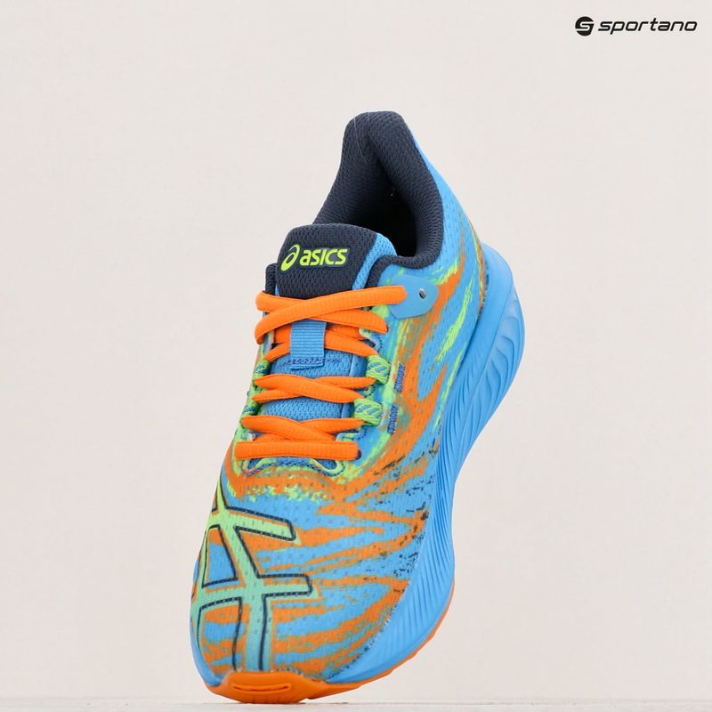 Дитячі кросівки ASICS Gel-Noosa Tri 15 GS водний пейзаж/електричний лайм 9