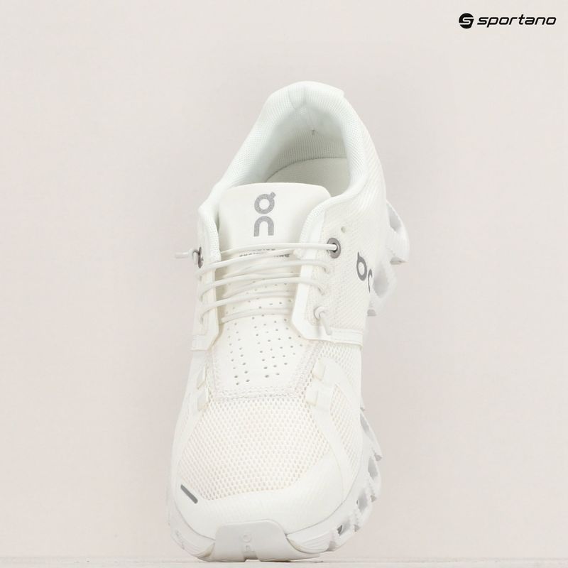 Черевики для бігу жіночі On Cloud 5 undyed-white/white 9