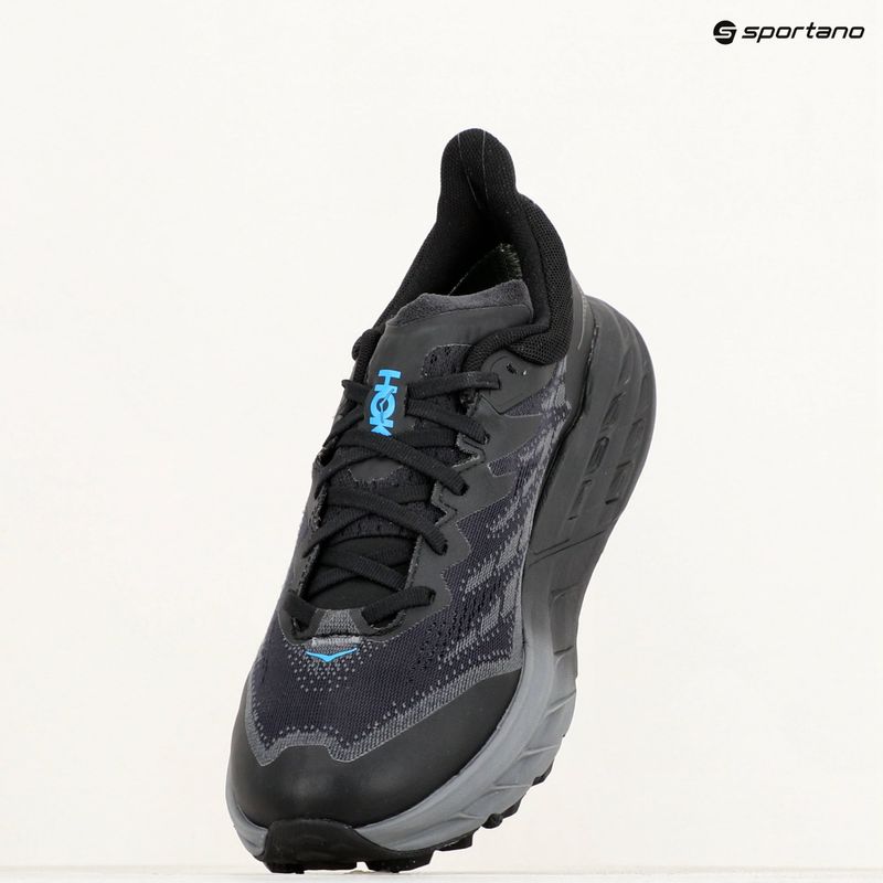 Кросівкі для бігу чоловічі HOKA Speedgoat 5 GTX Spike black/black 9