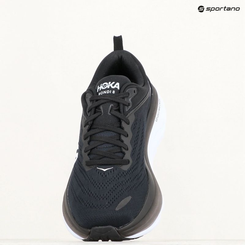 Кросівкі для бігу чоловічі HOKA Bondi 8 Wide black/white 9