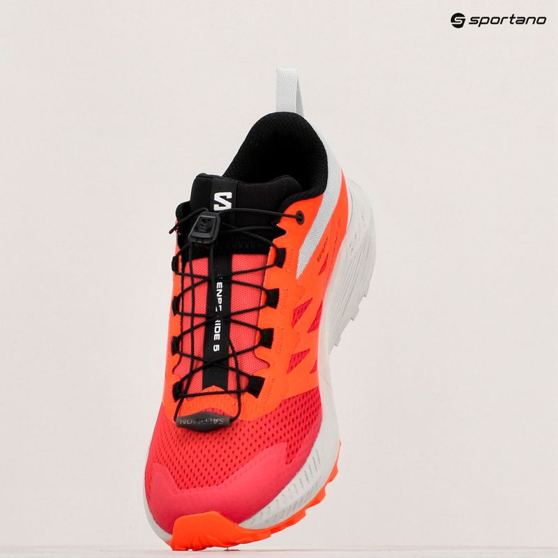 Чоловічі кросівки Salomon Sense Ride 5 lunar rock/shocking orange/firefire red 10