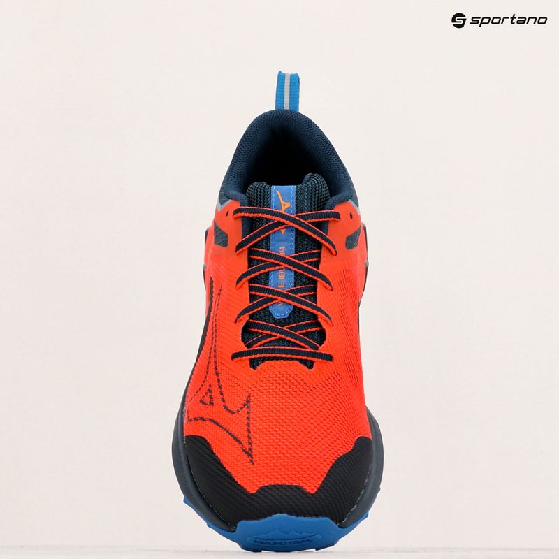 Чоловічі кросівки Mizuno Wave Ibuki 4 tigerlily/dblue/sblue 9