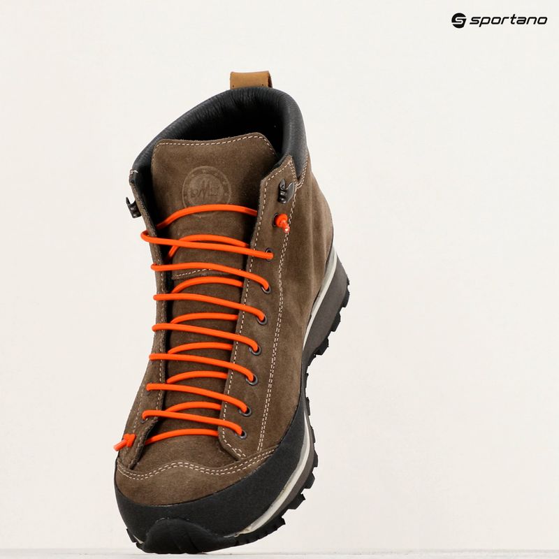 Чоловічі туристичні черевики Lomer Bio Naturale Mid Mtx Suede салон/помаранчеві 10
