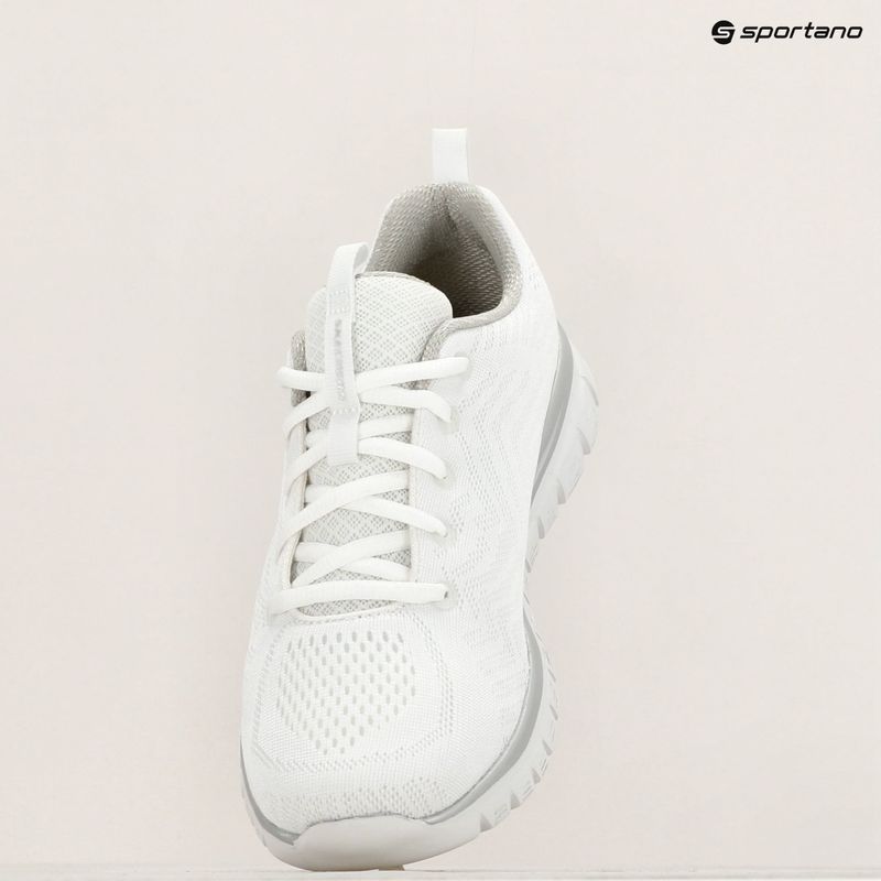 Кросівки жіночі SKECHERS Graceful Get Connected white/silver 9