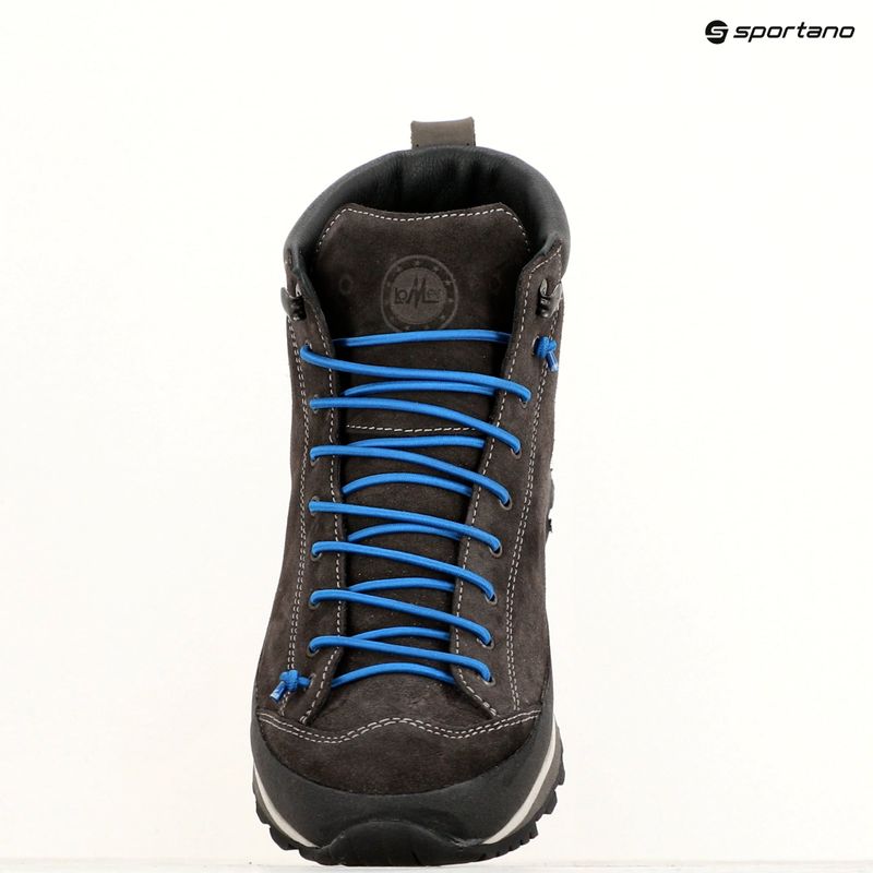 Чоловічі туристичні черевики Lomer Bio Naturale Mid Mtx Suede anthra/laguna 10