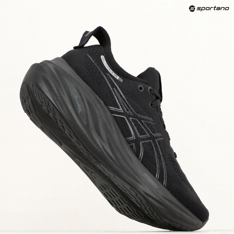 Жіночі бігові кросівки ASICS Gel-Nimbus 26 чорний/чорний 9