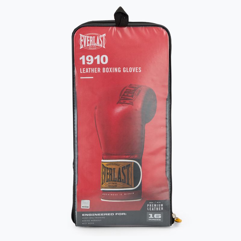 Рукавиці боксерські Everlast 1910 Classic red 6
