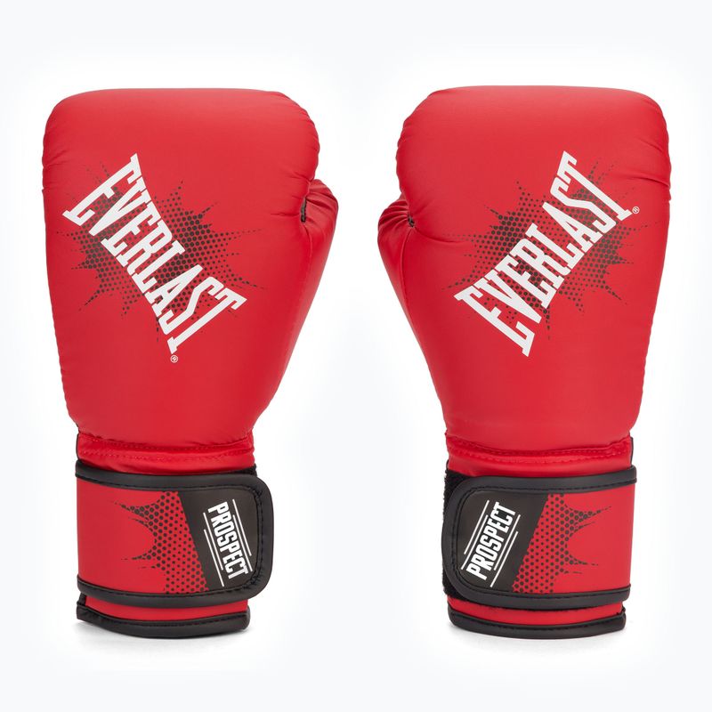 Рукавиці воксерські дитячі EVERLAST junior Pu Prospect Gloves червоні EV4600