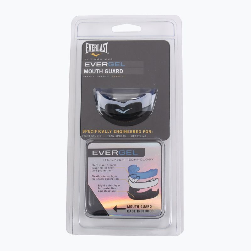Захист щелепи професійний одинарний Everlast blue 4