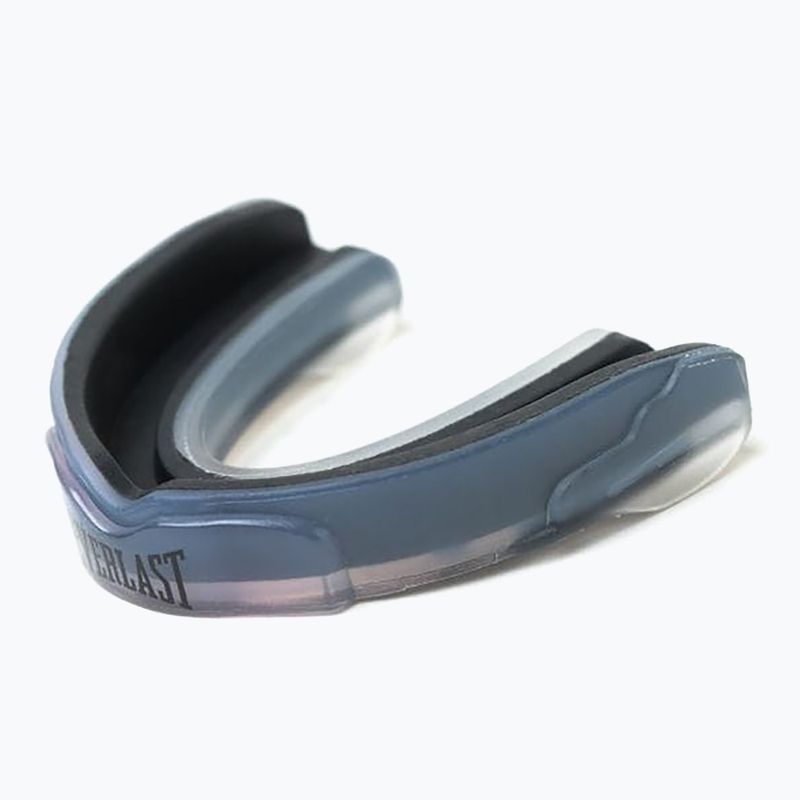 Захист щелепи професійний одинарний Everlast clear/black 2