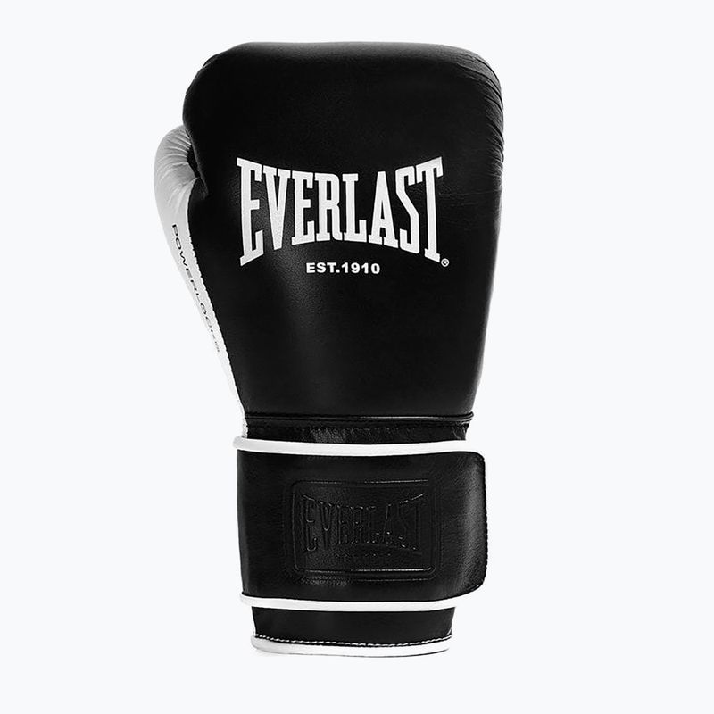 Рукавиці боксерські Everlast Powerlock Pro OG H&L black/white 2