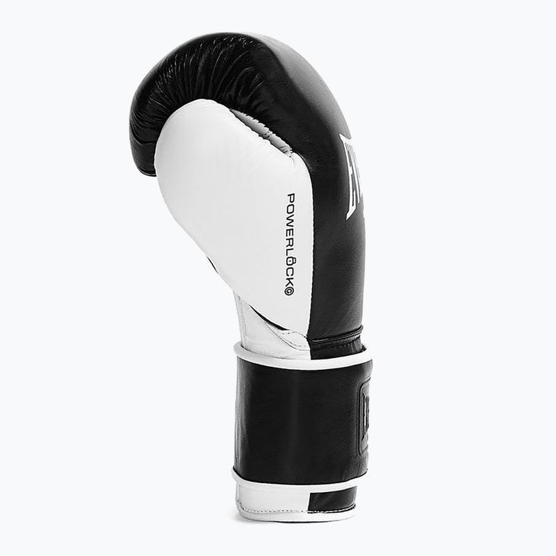 Рукавиці боксерські Everlast Powerlock Pro OG H&L black/white 3