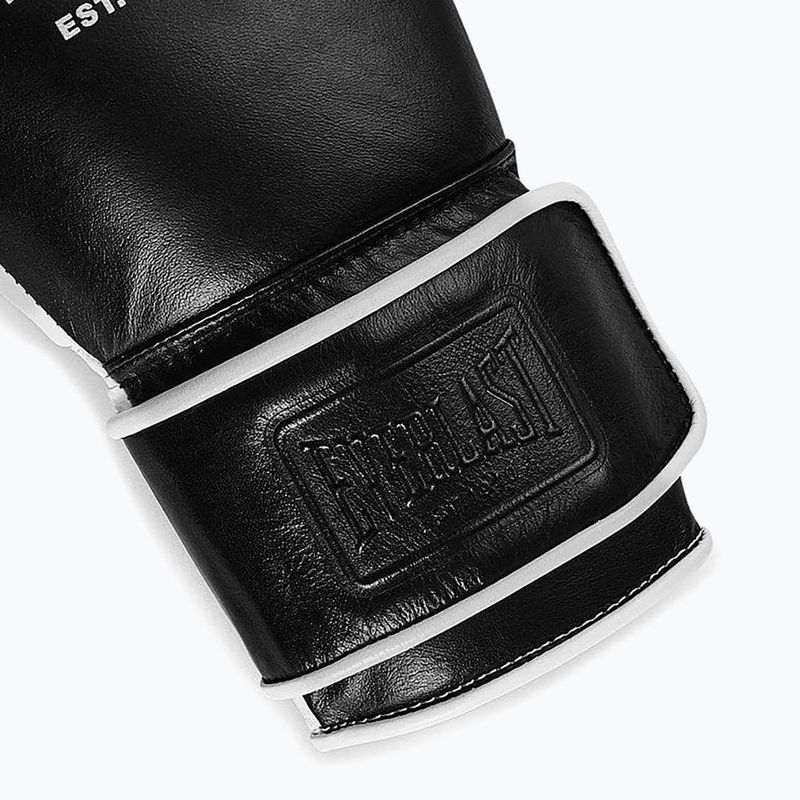 Рукавиці боксерські Everlast Powerlock Pro OG H&L black/white 4