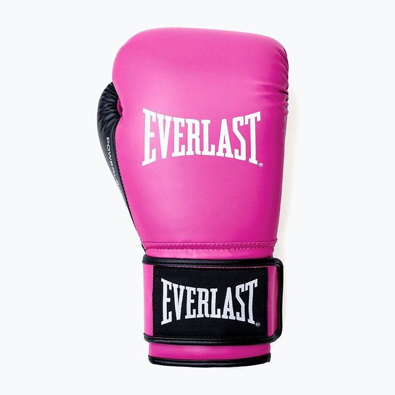 Рукавиці боксерські Everlast Powerlock Pro OG H&L Training Glove pink/black 2