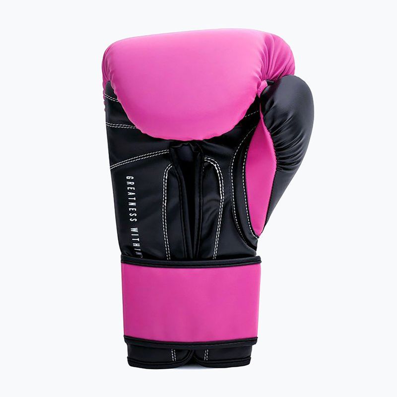 Рукавиці боксерські Everlast Powerlock Pro OG H&L Training Glove pink/black 3