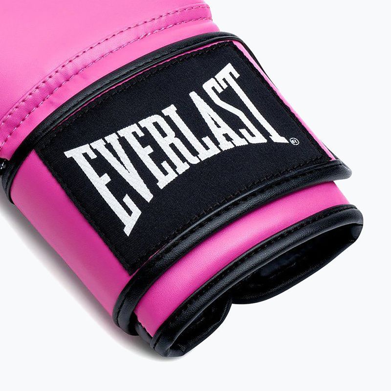 Рукавиці боксерські Everlast Powerlock Pro OG H&L Training Glove pink/black 5