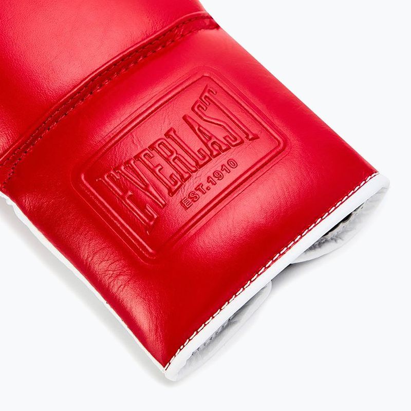 Рукавиці боксерські Everlast Powerlock OG Pro Fight red/white 5
