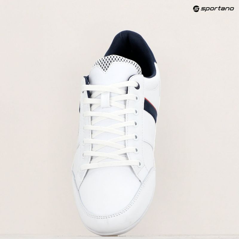 Кросівки чоловічі Lacoste 40CMA0067 white/navy/red 13