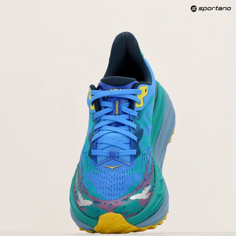 Кросівкі для бігу чоловічі HOKA Stinson 7 virtual blue/tech green 9