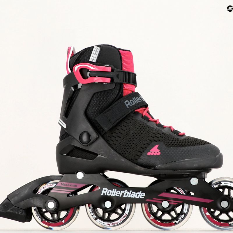 Жіночі роликові ковзани Rollerblade Sirio 80 чорні/малинові 9