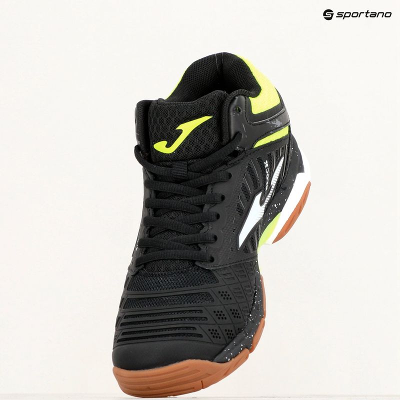 Кросівки волейбольні чоловічі Joma V.Blok black/lemon fluor 10