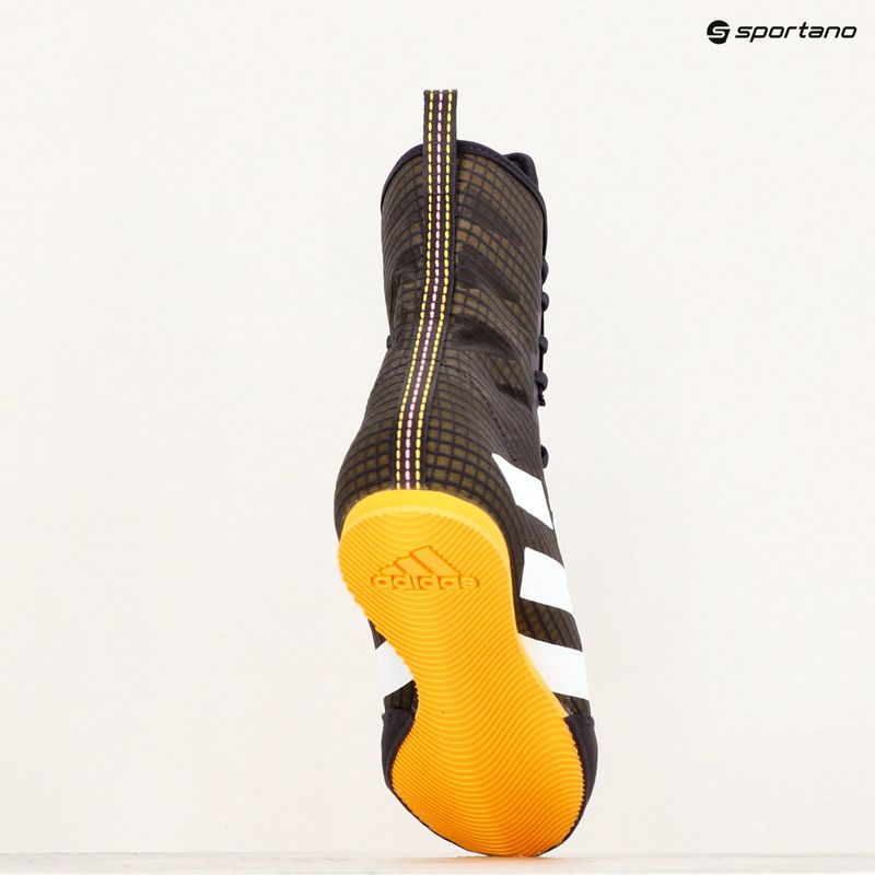 Боксерські черевики adidas Box Hog 4 aurora black/cloud white/spark 10