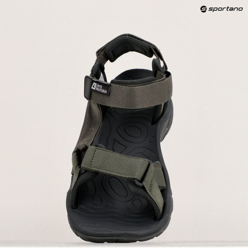 Босоніжки чоловічі Jack Wolfskin Lakewood Ride island moss 9