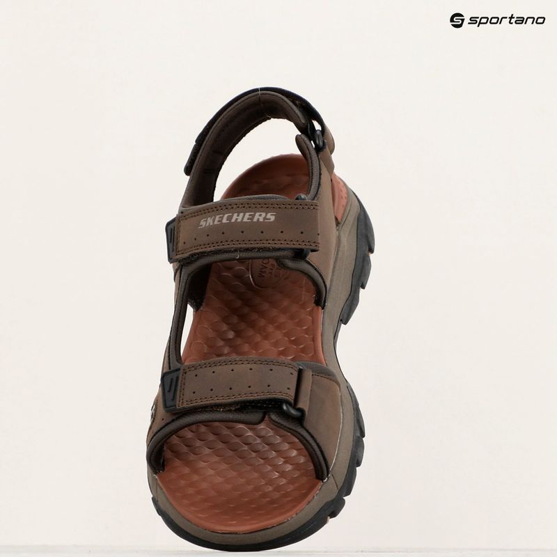 Чоловічі сандалі SKECHERS Tresmen Hirano шоколадні 14