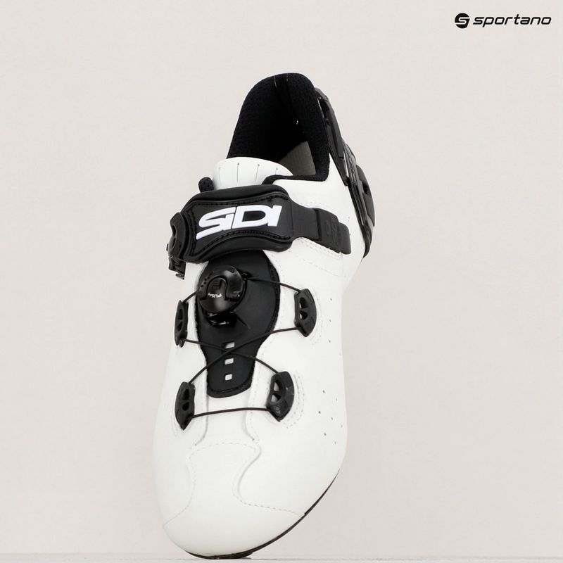 Кросівки велосипедні шосе чоловічі Sidi Wire 2S white/black 15