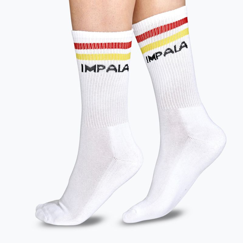 Шкарпетки жіночі IMPALA Stripe 3 пари white 4