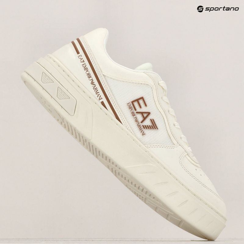 Кросівки EA7 Emporio Armani Summer Court triple off white/tan 11