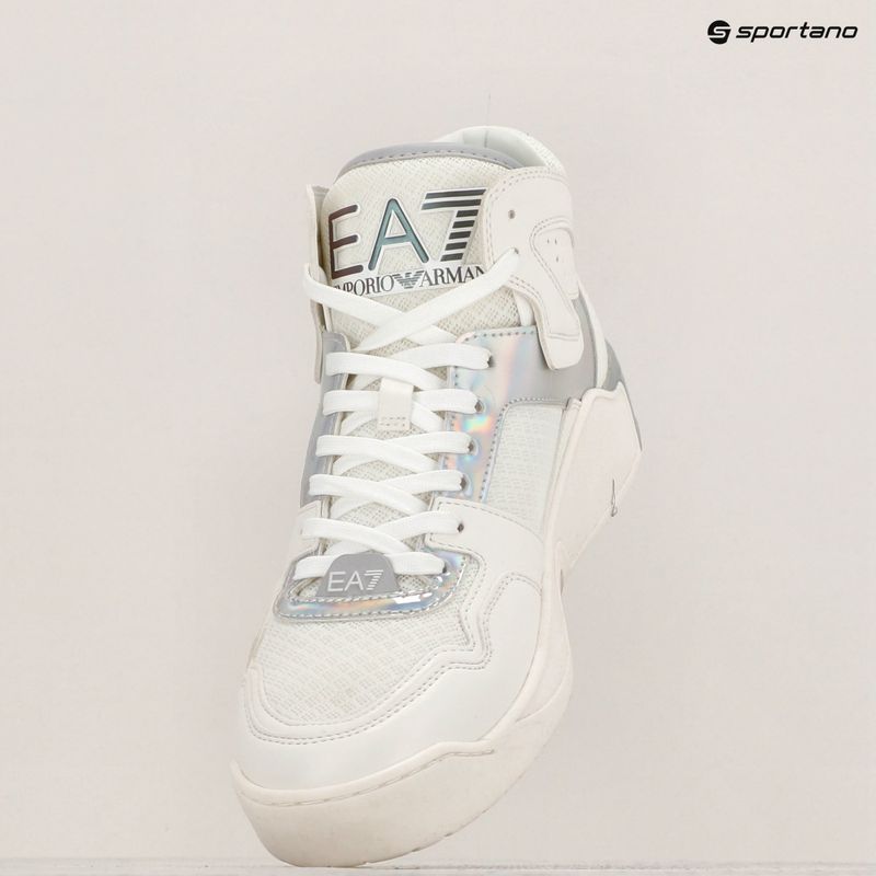 Кросівки EA7 Emporio Armani Basket Mid white/iridescent 9