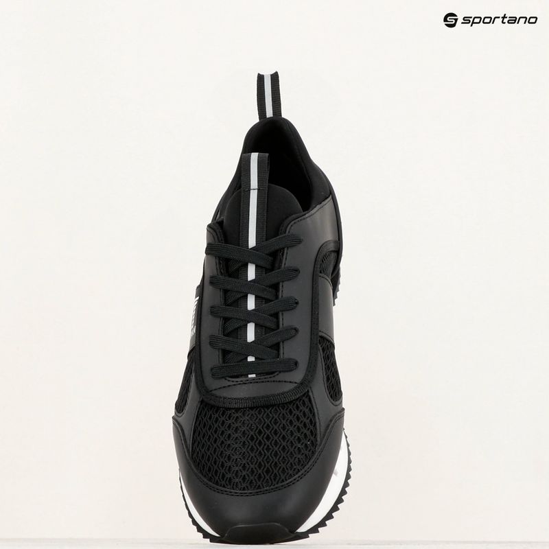 EA7 Туфлі Emporio Armani Black & White Laces чорно-білі на шнурках 14