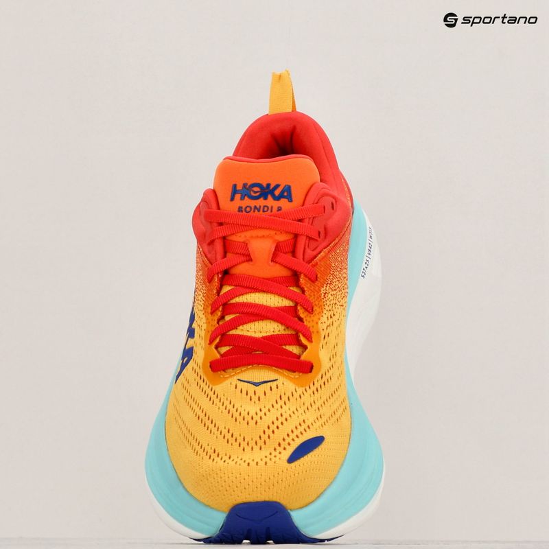 Кросівкі для бігу чоловічі HOKA Bondi 8 cerise/cloudless 9