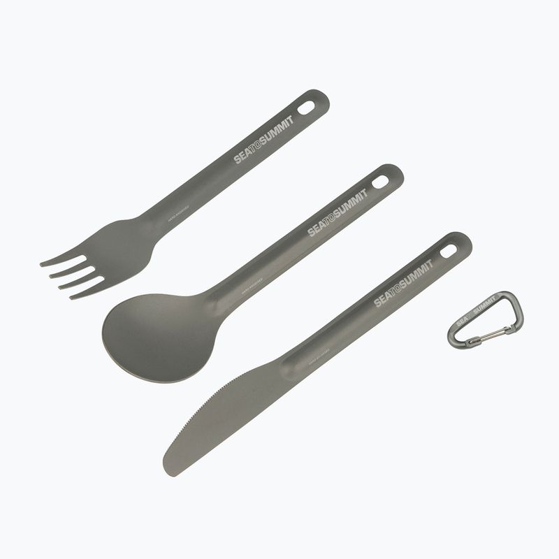 Набір столових приборів Sea to Summit AlphaLight Cutlery Set чорний ACUTALSET3 2