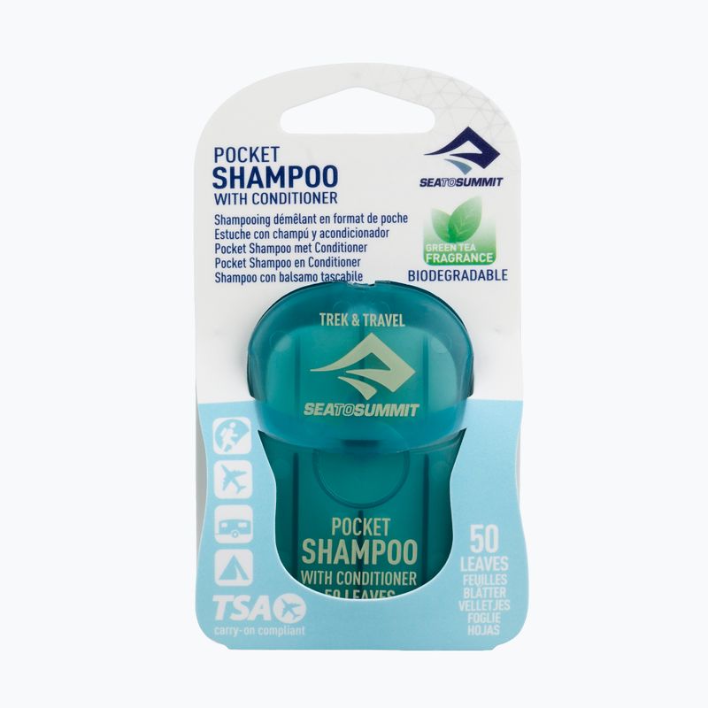 Шампунь в листках Sea To Summit Trek & Travel Pocket Conditioning Shampoo 50 шт. blue 2