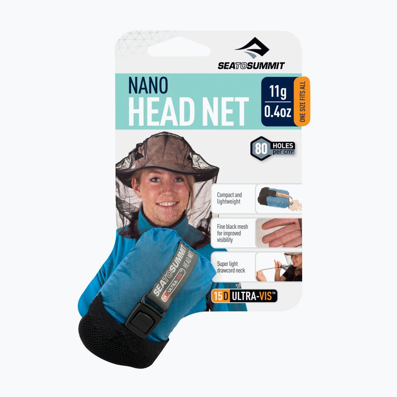 Москітна сітка на голову Sea To Summit Nano MosquiTo Headnet black 4