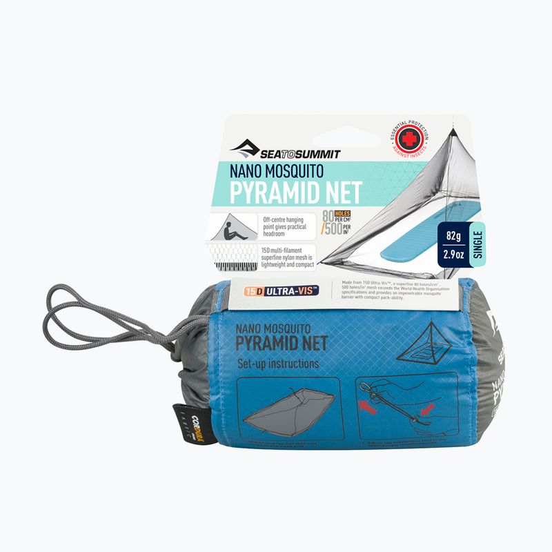 Москітна сітка Sea To Summit Nano MosquiTo Pyramid Net Single grey 8