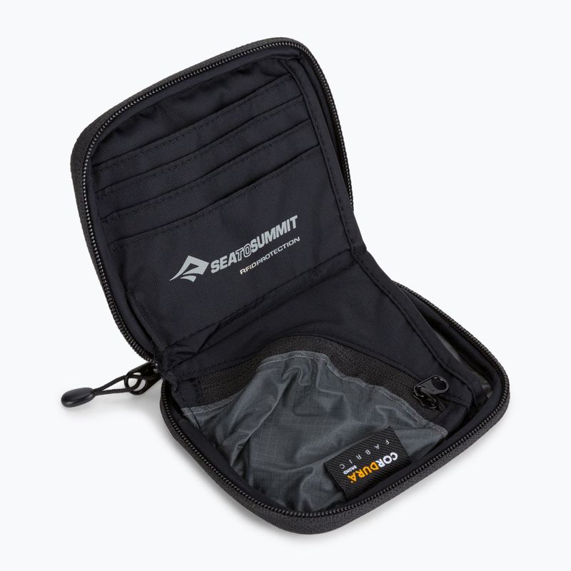 Гаманець з захистом RFID Sea to Summit Travel Wallet RFID сіро-чорний ATLTWRFIDSBK 3