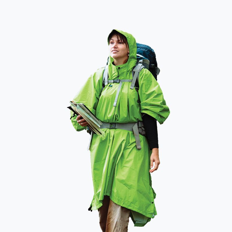 Пончо-дощовик Sea to Summit Nylon Tarp зелене APONCHOGN 2