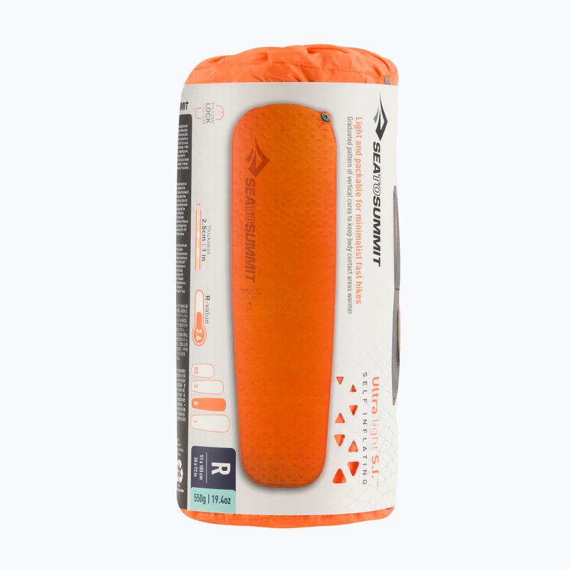 Килимок самонадувний Sea to Summit UltraLight Self Inflating Mat Regular 2,5 cm помаранчевий AMSIULR 2